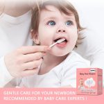 Baby Tongue Cleaner, Baby Toothbrush, 42Pcs Disposable Infant Toothbrush Clean Baby Mouth,Gauze Gum Cleaner Toothbrush Baby Oral Cleaning Stick Dental Care for 0-36 Month Baby+Free 1 Finger Toothbrush - Image 6